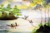 Vietnamese Silk Painting