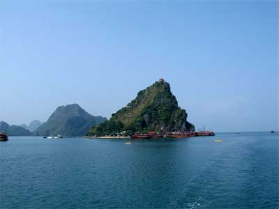 Ti Top Island from a distance